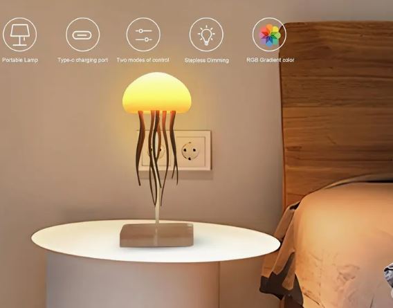 🌌 MeduGlow™ – La calma tiene forma de luz. Relájate, respira y deja que la magia flote a tu alrededor.