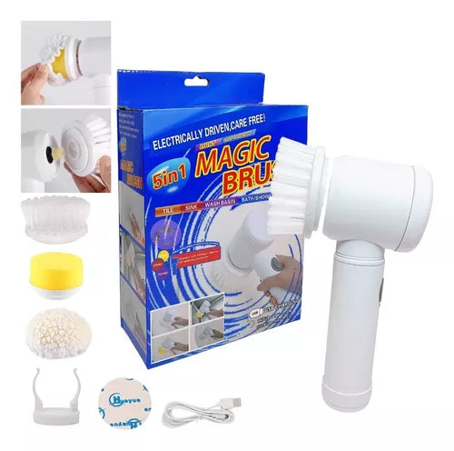 Cepillo Limpiador Giratorio 5 En 1 Hogar