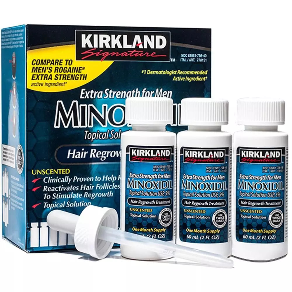 SUPER PROMO - ¡Recupera tu imagen con Minoxidil Kirkland – Llévate 3 y obtén 35% de DESCUENTO HOY!