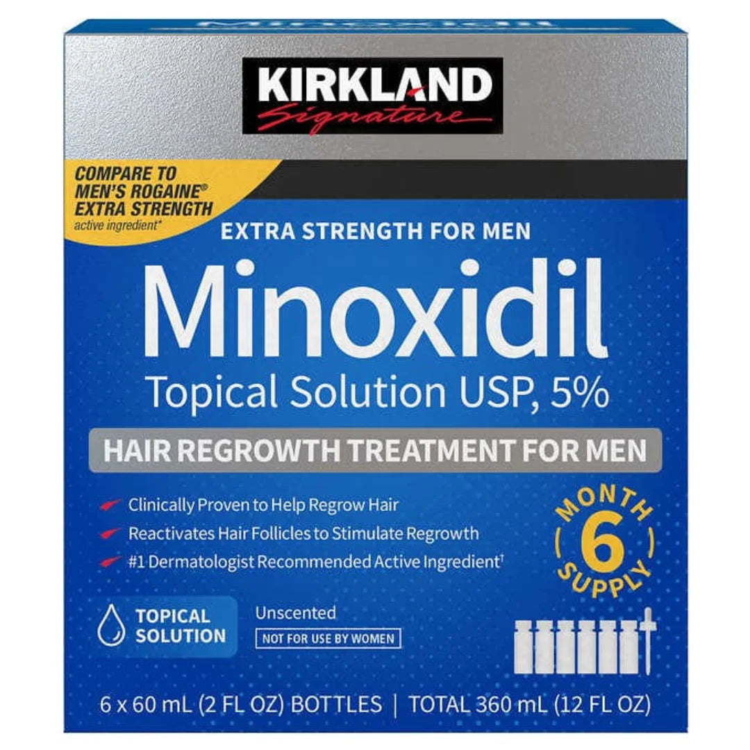 SUPER PROMO - ¡Recupera tu imagen con Minoxidil Kirkland – Llévate 3 y obtén 35% de DESCUENTO HOY!