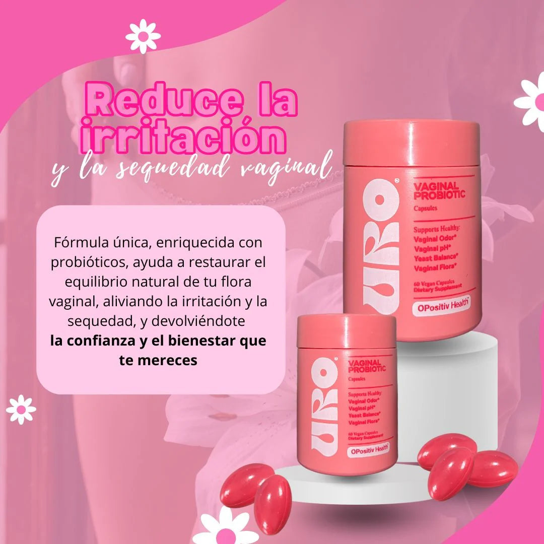 🌸 Uro Probiótico Vaginal – Equilibrio Íntimo, Confianza Total