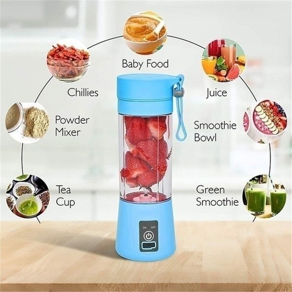 ⚡🍓 Botella Mixer Portátil  ¡Tu bebida favorita lista en segundos – donde estés! - [OFERTA VÁLIDA SOLO POR HOY]