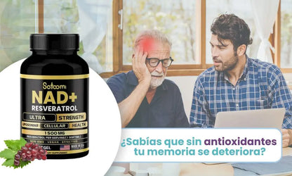 Recupera Tu Juventud y Energía Natural con NAD+ Resveratrol