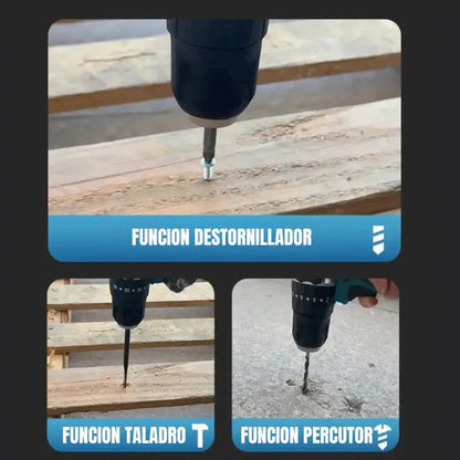 Taladro Makita 36V CAJA AZUL - 3 en 1: Taladro, atornillador y percutor.🔩