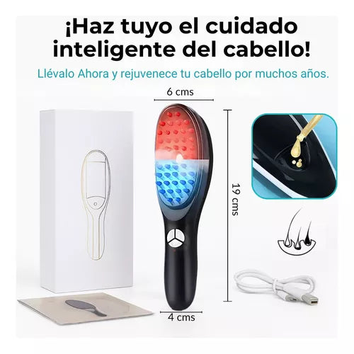 💆‍♀️✨ VitaBrush™ Pro – Tecnología 3 en 1 para un cabello más fuerte, sano y libre de estrés