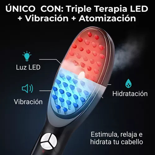 💆‍♀️✨ VitaBrush™ Pro – Tecnología 3 en 1 para un cabello más fuerte, sano y libre de estrés