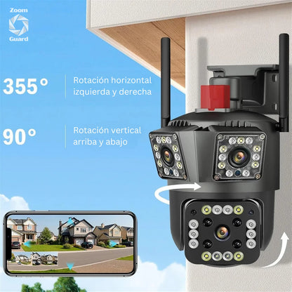 VisionGuard 4X - Protege tu hogar las 24h con una cámara que ve lo que otras no ven.