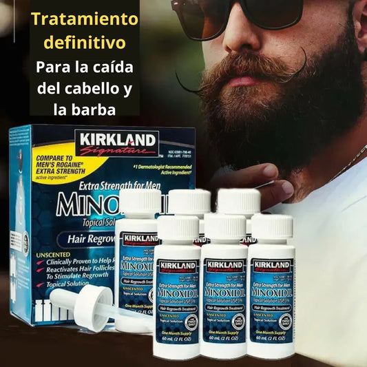 SUPER PROMO - ¡Recupera tu imagen con Minoxidil Kirkland – Llévate 3 y obtén 35% de DESCUENTO HOY!
