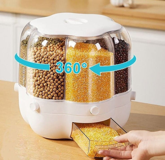 Organiza tu cocina en segundos con el Dispensador Giratorio 360° que todos están comprando