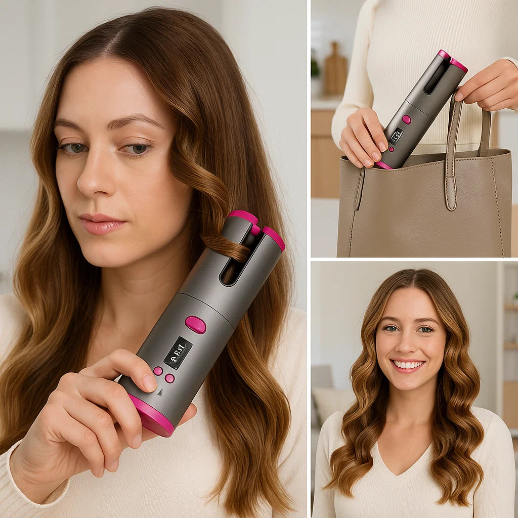🌟 Rizos Perfectos en Minutos — Sin Quemaduras ni Complicaciones Con PowerCurl™, luce como recién salida del salón… ¡desde tu casa y sin pagar por adelantado!