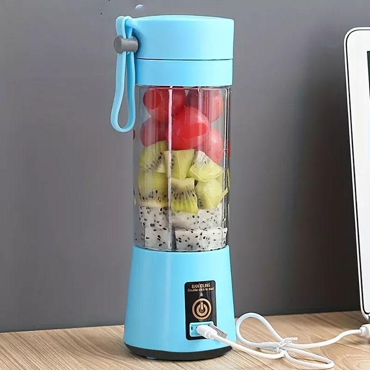 ⚡🍓 Botella Mixer Portátil  ¡Tu bebida favorita lista en segundos – donde estés! - [OFERTA VÁLIDA SOLO POR HOY]