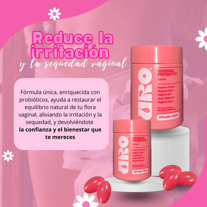 🌸 Uro Probiótico Vaginal – Equilibrio Íntimo, Confianza Total